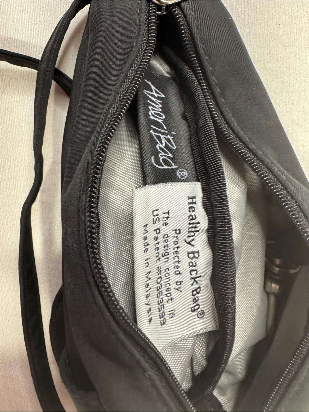 Ameribag Black Crossbody Sling Bag Travel Bag — image 3 of 8